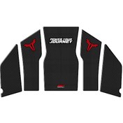 Resim GP Kompozit TVS Ntorq 125 2024 Uyumlu Tank Pad Karbon 