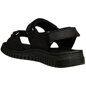 Resim Forelli 38506 Arya-g Siyah Kadın Comfort Deri Sandalet 