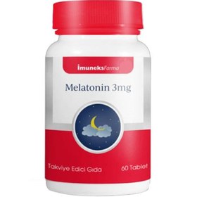 Resim İmuneks Farma Melatonin 3 mg 60 Tablet 