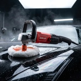 Resim Sencan 701808 Profesyonel Devir Ayarlı Polisaj Makinesi - 1300W / 180MM 