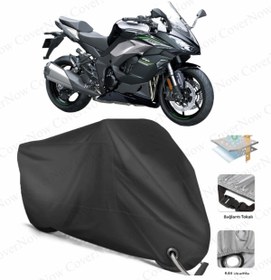 Resim AutoEN KAWASAKİ NINJA 1000SX KİLİT UYUMLU MOTOSİKLET BRANDASI-SİYAH 
