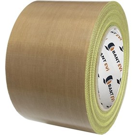 Resim Teflon Bant 75mmx10mt Yapışkanlı Teflon Kaplı Cam Kumaşı Ptfe 