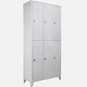 Resim Jessan Metal 6'lı Soyunma Dolabı 