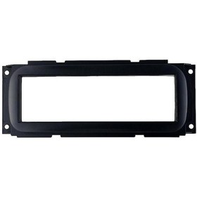 Resim Yaozixa Jeep Grand Cherokee 1999-2004 İçin Siyah Abs Oto Stereo Uyum Aracı, Kolay Kurulumlu Radyo Paneli Montaj Çerçevesi 182x53mm 