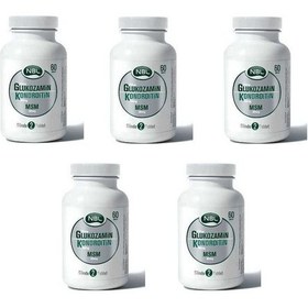 Resim Nbl Glukozamin Kondroitin Msm 60 Tablet 5 Adet 