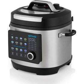 Resim Onvo OVTC02 1000W Elektrikli Düdüklü Tencere 6L Akıllı Pişirici 