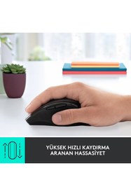 Resim Logitech M705 Marathon Uni-Nano Kablosuz Mouse (Siyah) 