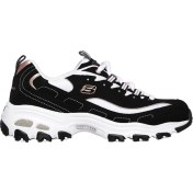 Resim Skechers D'LİTES-DEVOTED FAN Kadın Siyah Sneakers - 13154 BKRG 