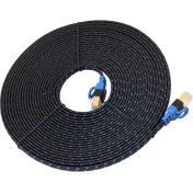 Resim Lovıver Cat7 10 Gigabit Ethernet Yama Kablosu Modem Router Lan Network 15M Için (Yurt Dışından) 