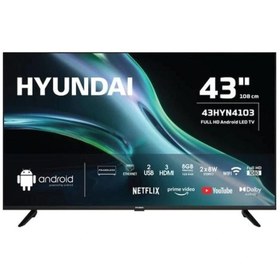 Resim 43HYN4103 43" 108 Ekran Uydu Alıcılı Full HD Smart Android LED TV 