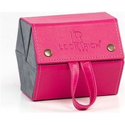 Resim Look Rich Barbie Edition El Yapımı Deri 6 Lı Gözlük Taşıma Ve Saklama Çantası- Pembe 