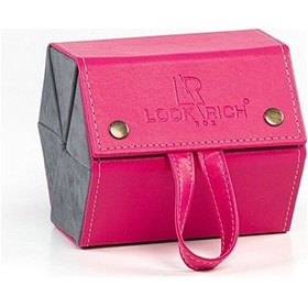 Resim Look Rich Barbie Edition El Yapımı Deri 6 Lı Gözlük Taşıma Ve Saklama Çantası- Pembe 
