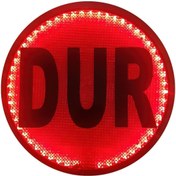 Resim Dur Levhası Led Işıklı Servis Araçlarına Uygun 