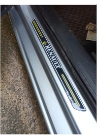 Resim Renault Zoe Piano Black Kapı Eşiği 4'lü Set 