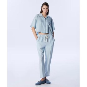Resim Twist Elastik Bel Carrot Fit Kadın Pantolon (TS1250003233) 