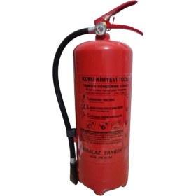Resim Miralaz Ticaret Yangın Tüpü 6 kg Kuru Kimyevi Tozlu Levhalı 4 Askı Aparatlı 
