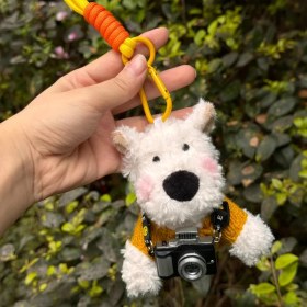 Resim OEMG 1 Adet Karikatür Çanta Çekicilik Anahtarlık Sevimli Iyi Şanslar Hediye Peluş Oyuncaklar Bebekler (Yurt Dışından) 