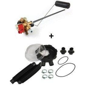 Resim Silindir Şamandıra 315/30 Derece 6mm+havalandırma Kapaklı 