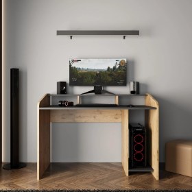 Resim Bimossa Nova S8381 Oyuncu Masası Sepet-Antrasit 117 cm 