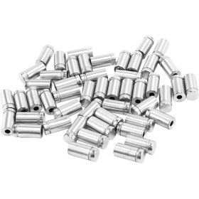 Resim Seeppitous 50 Paket Işaret Standoff Vidaları Reklam Vidaları Paslanmaz Çelik Duvar Sıkıştırma Montajlar Cam Sanat ve Işaret Ekranları Için Cam Akrilik Çivi (1/2 x 1 Inç) (Yurt Dışından) 