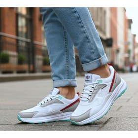 Resim Wanderfull Spor Ayakkabı Erkek Beyaz Ortopedik Hafif Rahat Taban Hava Alan Üst Malzeme 4233 