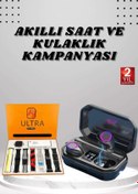 Resim NOY Yeni Nesil Akıllı Saat ve Bluetooth Kulaklık Kampanyası Dijital Göstergeli Powerbankli 