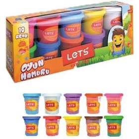 Resim Lets Oyun Hamuru 750 GR 10 Renk L83100 