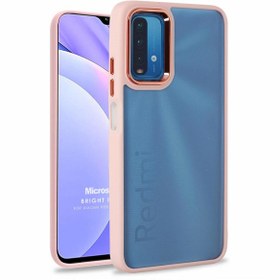 Resim Microsonic Xiaomi Redmi Note 9 4G Kılıf Bright Planet Rose Gold 