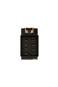 Resim allestock Universal Diferansiyel Kilitleme Düğmesi Anahtarı 4 Pin Rocker Switch - Ampullü 12v 