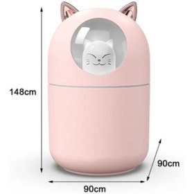 Resim TTT Sevimli Kedi Tasarımlı H2O Nemlendirici 