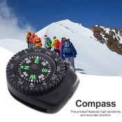 Resim 1 adet Mini Taşınabilir Cep Pusulası, Navigasyon Yürüyüş Aracı, Lanyard ile Su Geçirmez Cep Boyutlu Pusula, Açık Hava Macerası ve Keşif için Gerekli, Pil Olmadan 