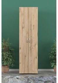 Resim 8 Raflı Atlantik Ayakkabılık Çok Amaçlı Dolap Mutfak Banyo Balkon Kiler Kahverengi 