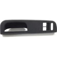 Resim After Skoda Octavia A4 2001-2009 Sol Ön Kapı Çekme Kolu Cam Düğmesi Yuvası Siyah 3B1867171D 