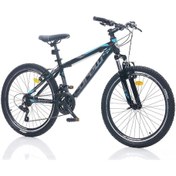 Resim Corelli Felix 3.2 Erkek Dağ Bisikleti 355h V 24 Jant 21 Vites Siyah Mavi Turkuaz Çok Renkli 