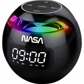 Resim Nasa SP200 Bluetooth Hoparlör Siyah Renkli LED Işıklı 3W Güçte Taşınabilir Radyo 