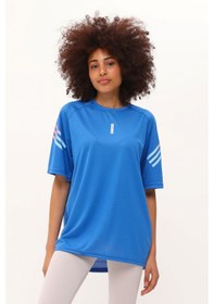 Resim Genius Store Genıus Store Kadın Spor Tişört Baskılı Fitness, Antrenman Fit Ma 