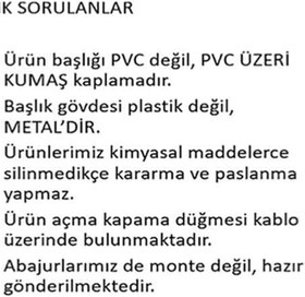 Resim vinner Handmade Ceramic Botanical Özel Tasarım Abajur - Redmixed VNRCERBOA045 
