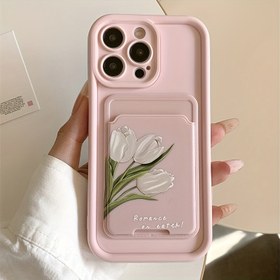 Resim Apple 13 Cep Telefonu Kapağı için Ateş Kuşuğuğı Kart Tutucu, iPhone 11/11 Pro Max/12/12 Pro/12 Pro Max/13/13 Pro/13 Pro Max/14/14 Pro/14 Pro Max/15/15 Pro/15 Pro Max/16/16 Pro/16 Pro Max Korumalı Kapağı 2 Adet Mobil Telefon Kapağı + Kendiliğğı Kart Tutucu 
