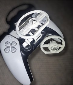 Resim Salıncak Ps5 Mini Direksiyon Tek Kasa Çift Direksiyon (Tam Ölçü) BEYAZ 