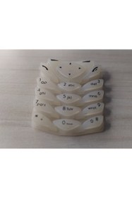 Resim OEM Nokia 6100 Tuş Takımı Beyaz Renk Nokia 6100 Uyumlu Plastik Tuş Takımı 