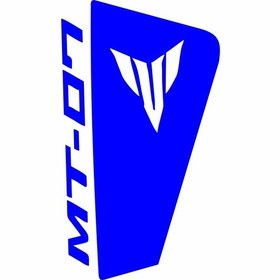 Resim Yamaha Mt07 2014-2017 Mavi Siperlik Sticker Set 