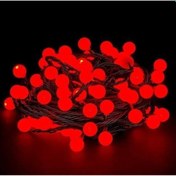 Resim 5m 28 Led Kırmızı Işık Siyah Kablo Fişli 