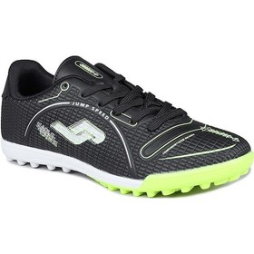 Resim Jump 28006 Siyah - Neon Yeşil Halı Saha Krampon Futbol Ayakkabısı Siyah - Yeşil 