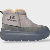 Resim Nubuk İçi Kürklü Soğuğa Dayanıklı Kalın Taban Kadın Bot - Füme - 40 Füme 