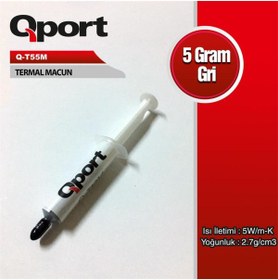 Resim Ronanna QPORT Q-T55M 5 GRAM 5W/M-K 2.7/CM3 TERMAL MACUN 