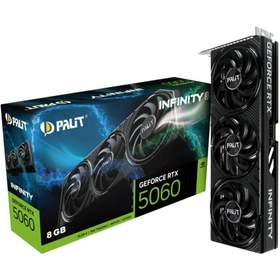 Resim Palit Geforce RTX5060 Infinity 3 8gb 128BIT Gddr7 Ekran Kartı NE75060019P1-GB2063S 