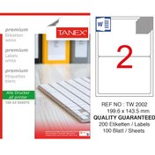 Resim Tanex Tw-2002 199.6X143.5 MM Laser Etiket 