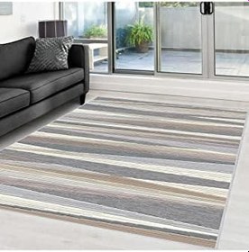 Resim Rovigo Home Dijital Baskı Yıkanabilir Kaymaz Taban Salon Halısı RVG0371 100x200 cm 