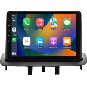 Resim NEWSPACE Renault Fluance 2gb Ram 32gb Rom Navigasyon Multimedya Navigasyon Carplay Oto Teyp 