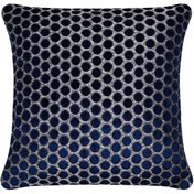 Resim Nuvomon Polka Dot Kırlent - Navy - 43x43 cm 